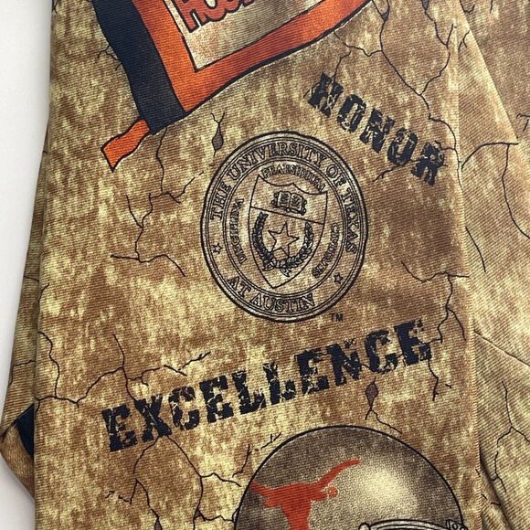 University of Texas Longhorn Silk Tie - Picture 3 of 6